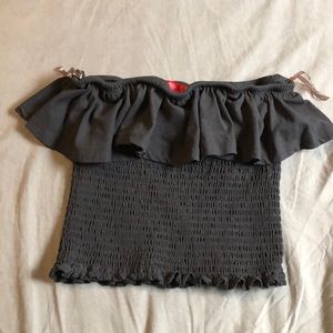 Black crop top